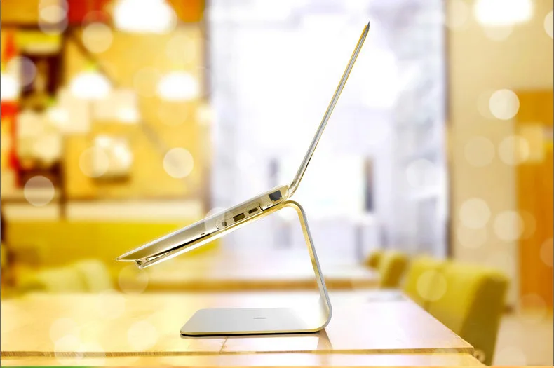 Подставка для ноутбука из алюминиевого сплава для дома/офиса 11-1" держатель для ноутбука Настольный кронштейн для рассеивания тепла охлаждающая подставка для Macbook Air Pro