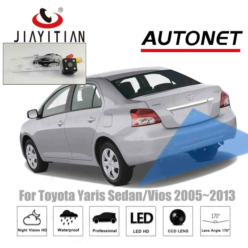 

JIAYITIAN Rear View Camera For Toyota Yaris Sedan/4D Vios 2006~2012/CCD/Night Vision/Backup Camera/Reverse Camera Reverse Hole