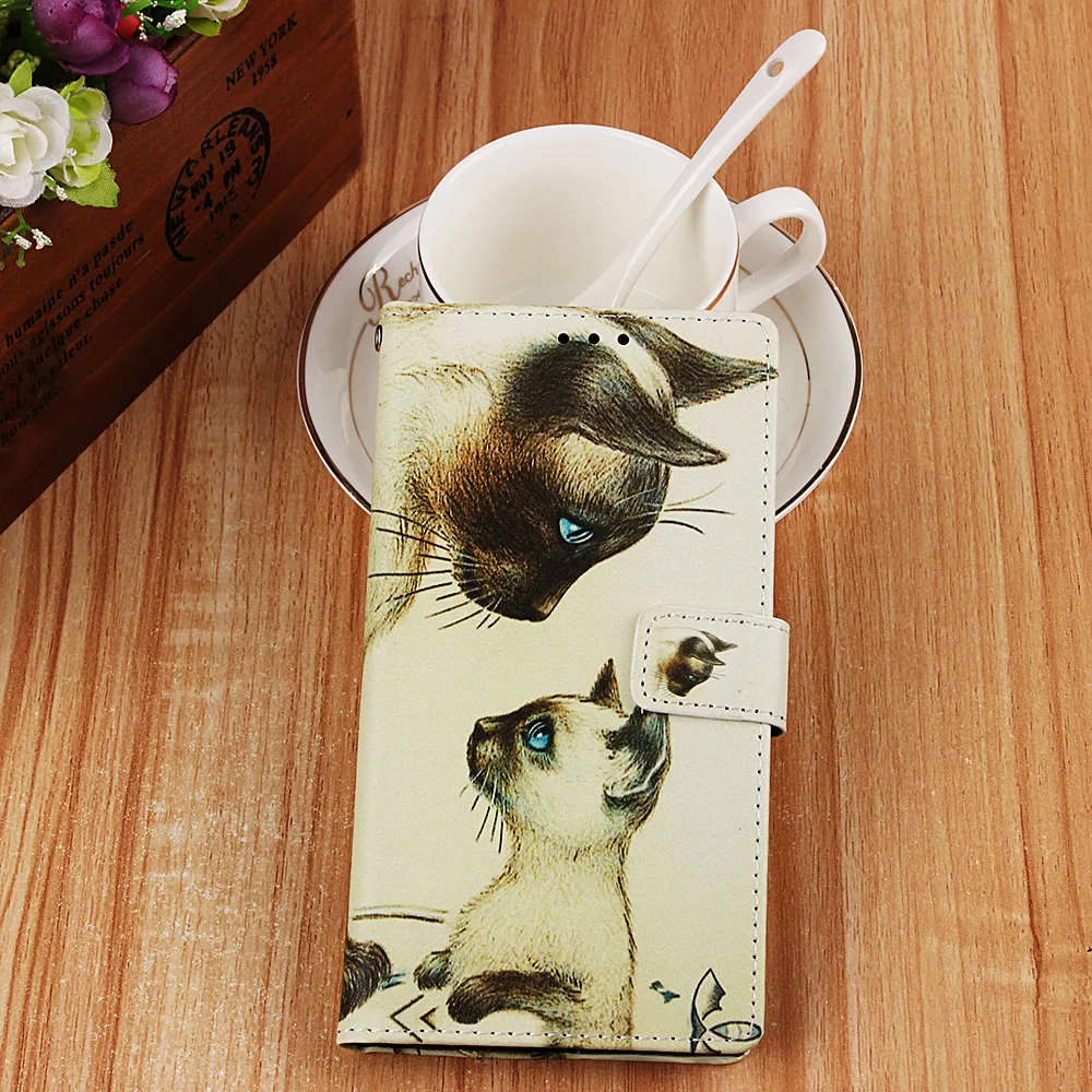 Luxury Flip Painted Book Case Cover Shell for Huawei Honor 10 Lite 8A Y6 P Smart Leather Wallet Phone Bag for Mate 20 Lite