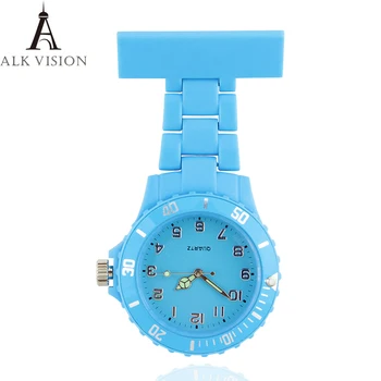 

Clip-on Fob Nurse Watch Japan Brooch Hanging Watches for Nurse Men Women Pocket Watch relogio Clock Quartz Movement