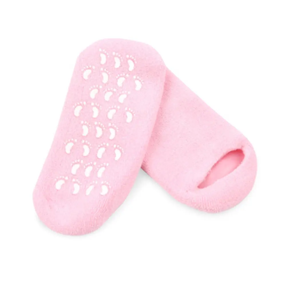 Humectante blanqueadora máscara exfoliante pies guantes Spa Gel calcetines mano máscara cuidado de los pies belleza calcetines de algodón