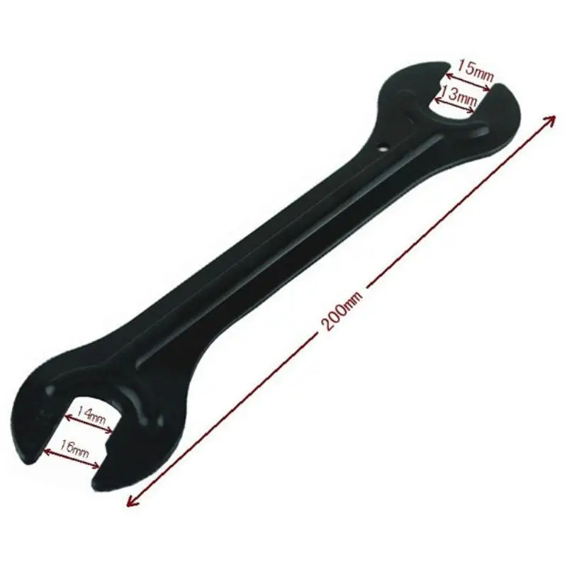 Carbon Steel 13/14/15/16mm Bike Bicycle Open End Axle Hub Cone Spanner Wrench Repair Tool Mountain Bicycle Repair Tools