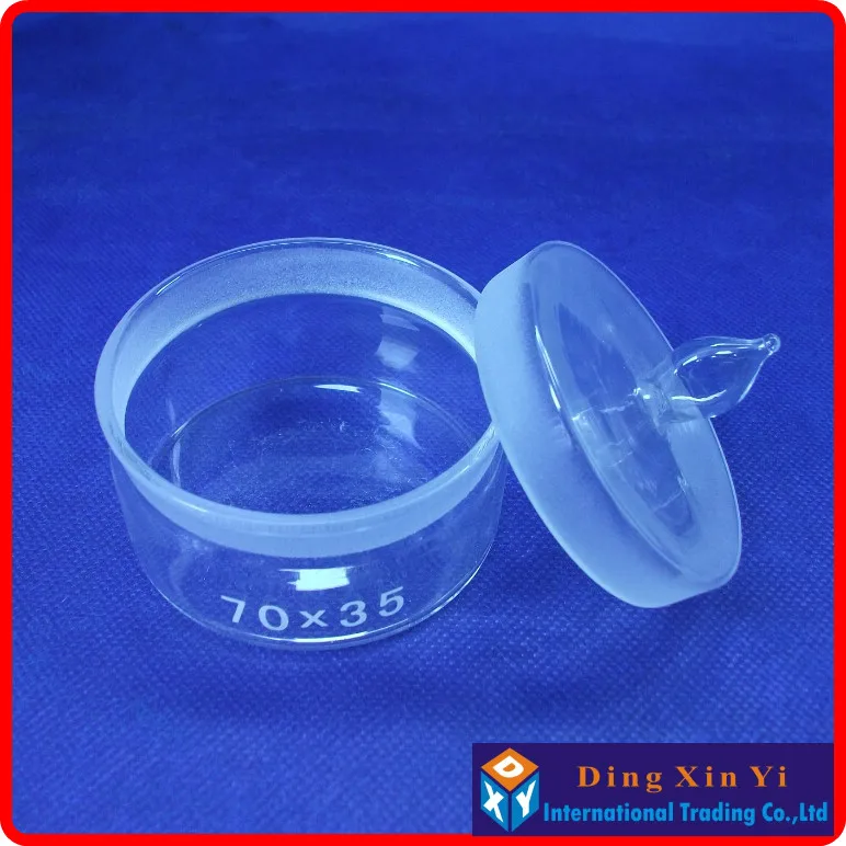 (4pieces/lot)70*35mm glass weighing,Glass weighing bottle in low form