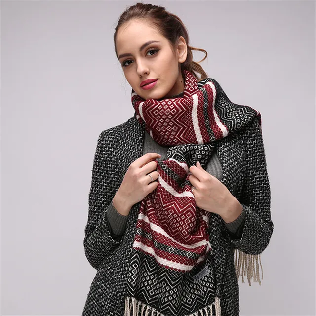 2018 Brand Scarf Winter Women Scarf Female Wool Shawl Best Quality