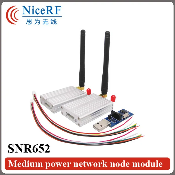 

2pcs 470MHz TTL Interface Si4432 Wireless Data Transceiver SNR652+2pcs Antenna+2pcs USB Brigde board