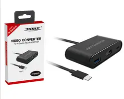 Мини Портативный видео конвертер для Nintendo Switch NS NX игровая консоль с ТВ HDMI адаптер USB3.0 Порты и разъёмы Тип C ТВ док-станция