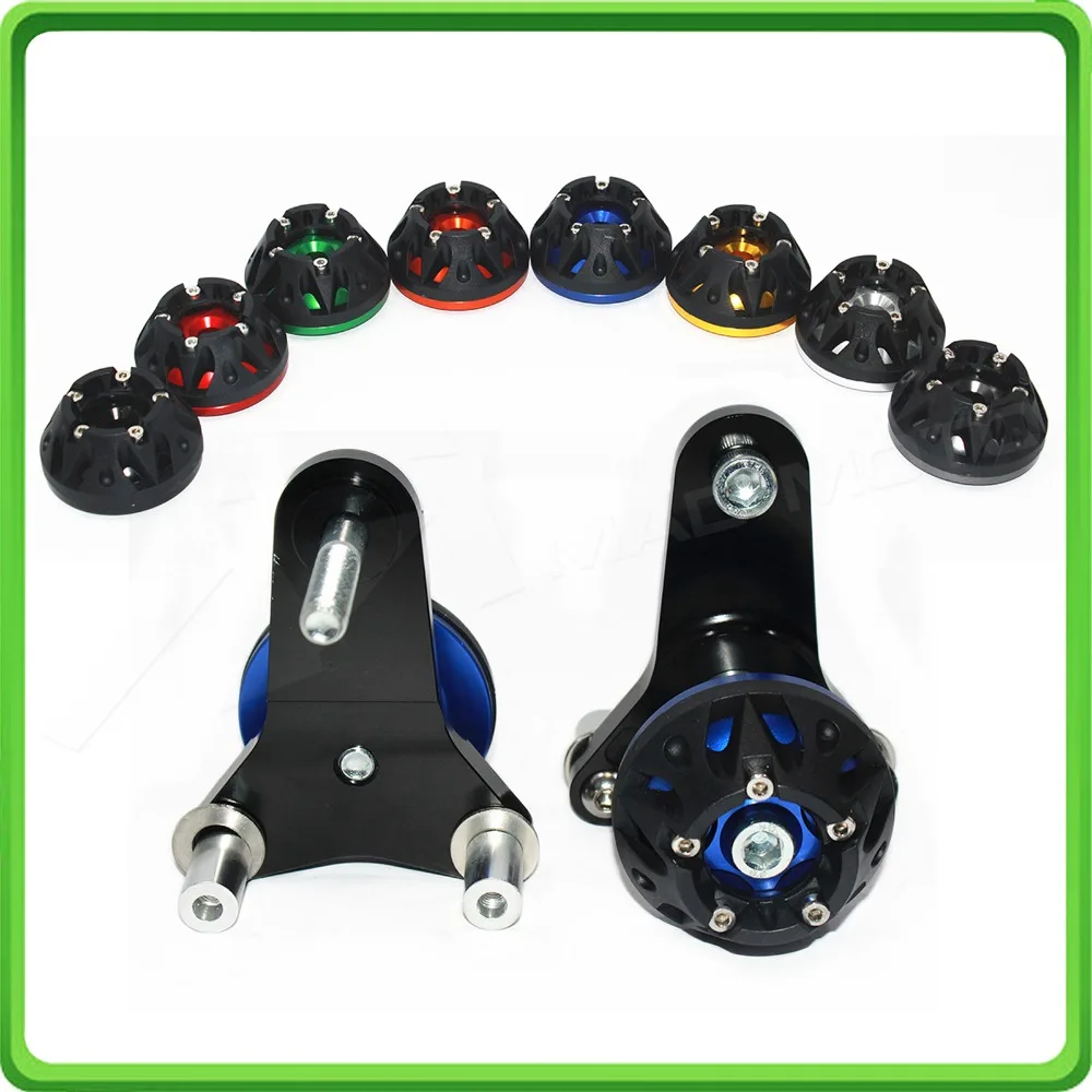 CNC Motorcycle Frame Slider Crash Pads Protector Falling Protection For Suzuki GSXR 600 2011 2012 2013 2014 2015 2016  (8)
