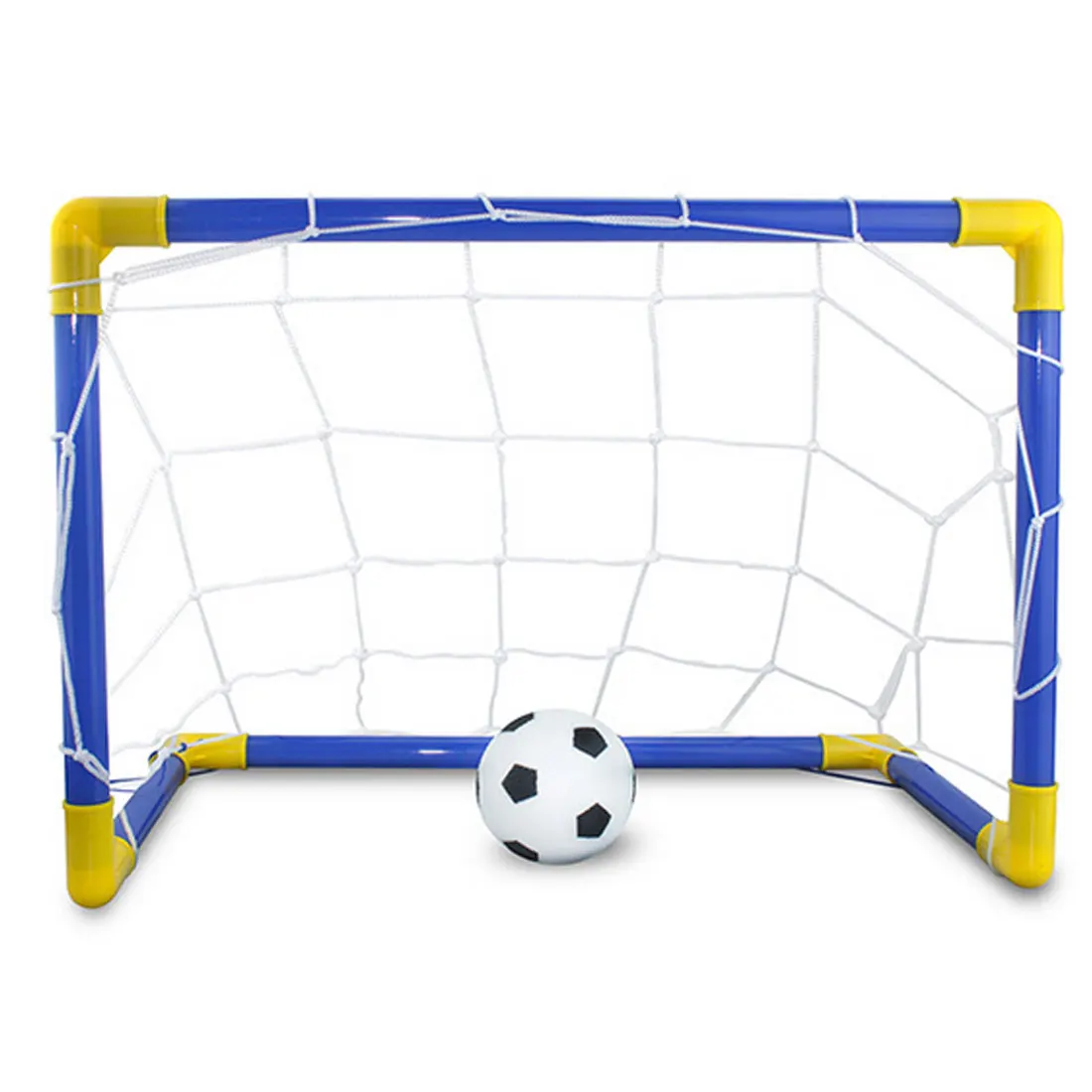 1 Набор детских спортивных мячей с футбольным мячом и насосом для занятий спортом на открытом воздухе, съемные ворота для игры в футбол