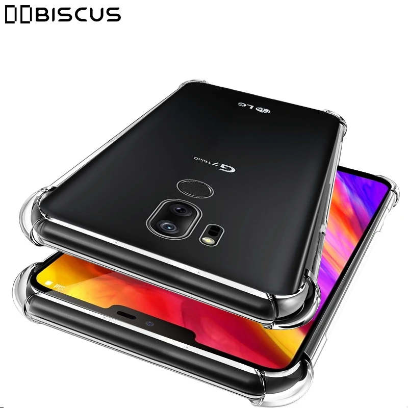 

For LG V20 V30 Plus V30S V40 ThinQ G6 G7 Fit Q6 K40 Q9 Stylo 3 4 5 K4 K8 2017 K9 K11 G8 V50 Clear Shockproof Case Silicone Cover