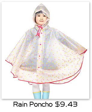 QIAN/непромокаемый детский плащ-дождевик; детская непромокаемая одежда с забавными рисунками; водонепроницаемый дождевик с изображением животных; прозрачный плащ с большими полями