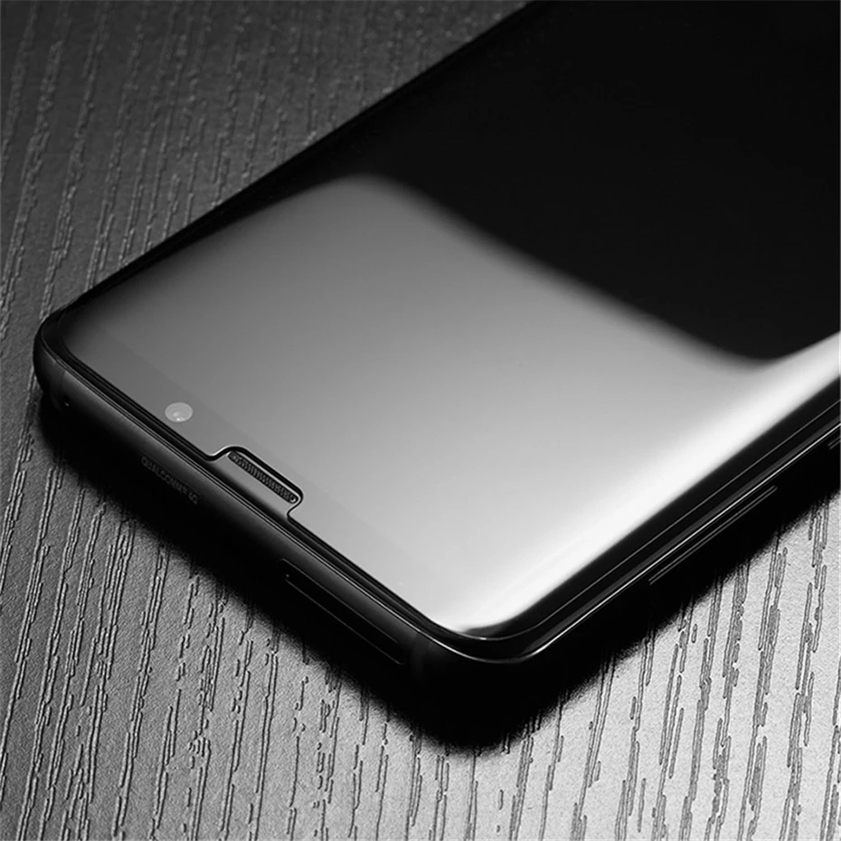 Akcoo Note 8 полное покрытие закаленное стекло для samsung galaxy S8 9 Plus note 8 9 Защита экрана УФ стекло Полный Клей для S6 7 edge