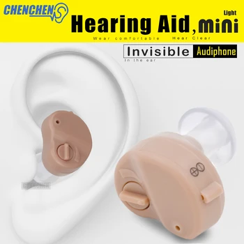 

Portable Audiphones Mini Hearing Aids Adjustable Tone Hearing Aid Small In The Ear Invisible Best Sound Amplifier Ear Care Tools