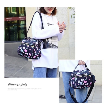 

women shoulder bag multi-layer handbags small Oxford handbag