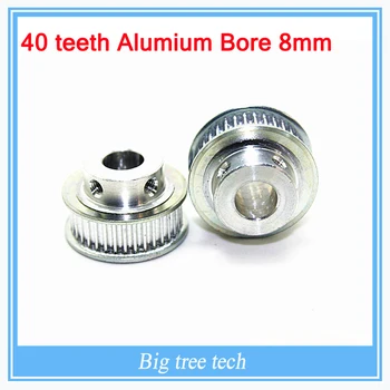 

3D printer parts GT2 Timing Pulley 30/36/40 Teeth Alumium Bore 5/6.35/8mm for width 6mm belt for 3d printer with high quality