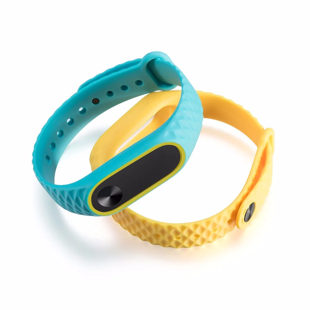 Ремешок для браслета Xiaomi Mi Band 2 цветной сменный ремешок смарт силиконовые