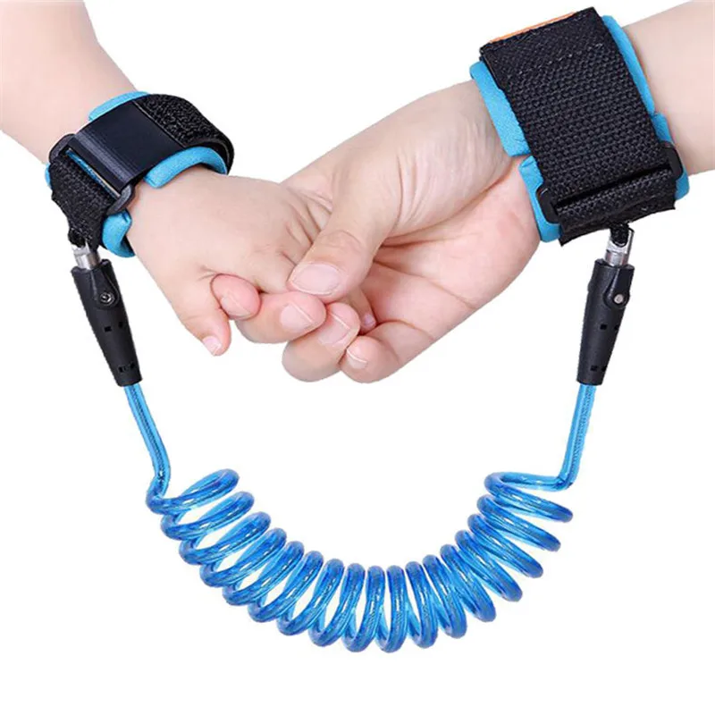 

Child Wrist Leash Baby Safety Walking Harness Anti Lost Adjustable Traction Rope Reminder Toddler Wristband Walk Assistant belt