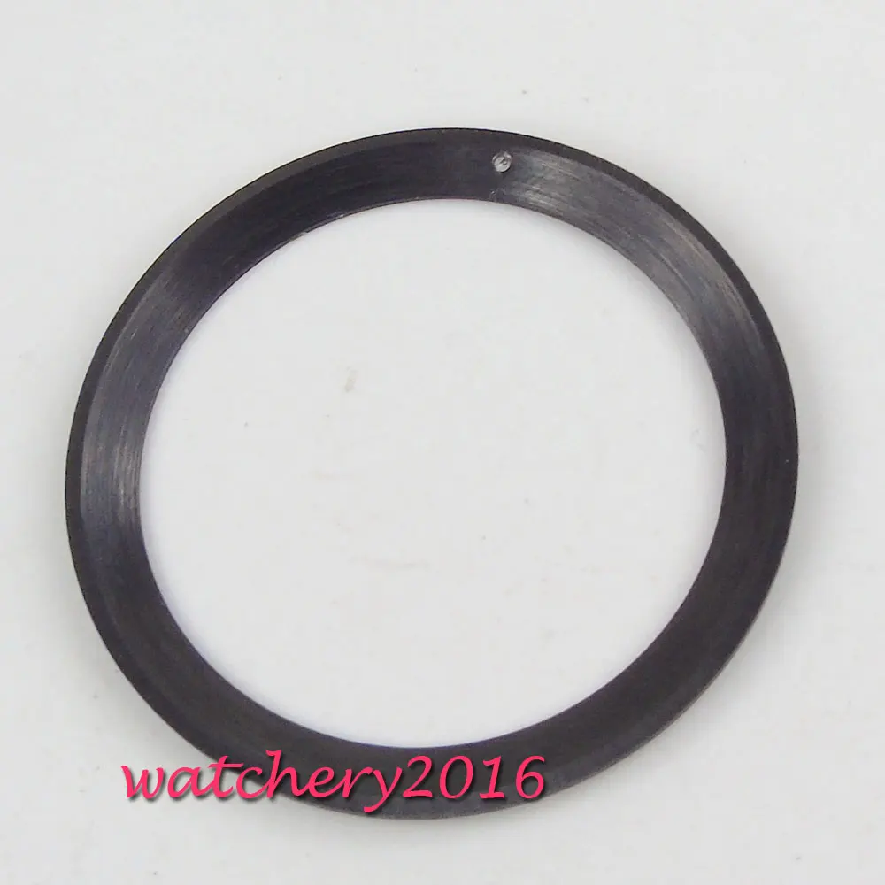 38mm black ceramic bezel White numbers insert for 40mm submariner men's watch