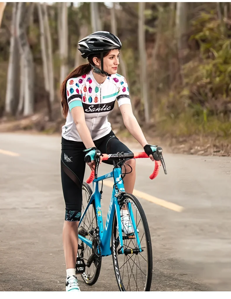 2018 Santic Cycling Shorts Women MTB Shorts Downhill Bike Shorts Bicycle Short Hollow Out Road Sport Cycling 34 Shorts Mesh (12)