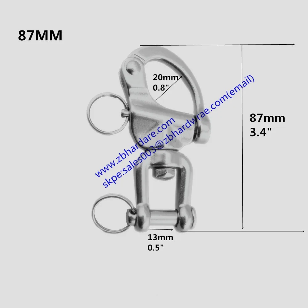 87MM JAW SNAP SHACKLE 