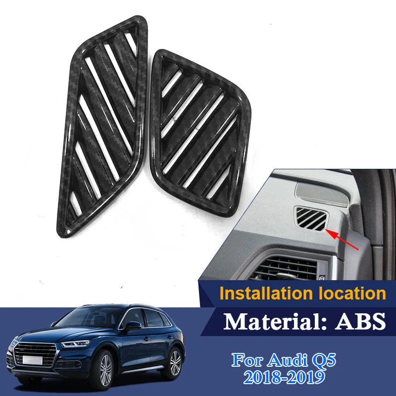 Car Styling Center Console Sequin For Audi Q5 Q5L 2018 2019 Internal Accessories Dashboard