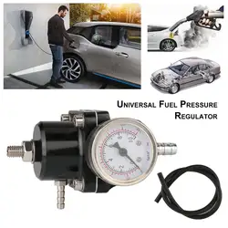 Универсальный регулятор давления топлива с 0-140 Psi Регулируемый манометр шланг комплект Professional регулятор давления масла