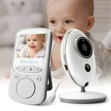 2,4 дюйма ЖК-дисплей Беспроводной Видеоняни и радионяни Аудио Видео няня музыка внутреннее ночное видение Портативный маленьких Bebek Камера Walkie Talkie VB605