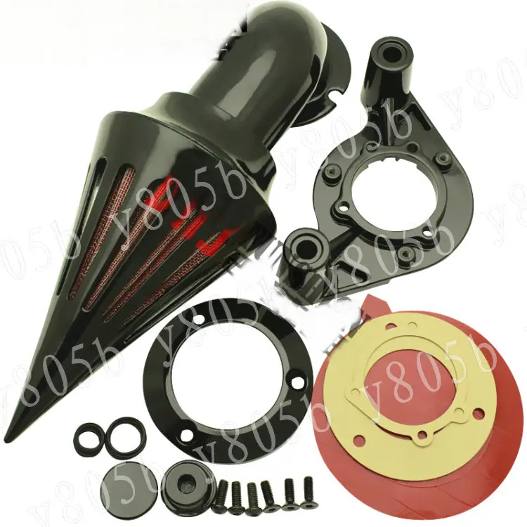 Motorcycle Black Spike Intake Air Cleaner Kits For Harley Davidson
