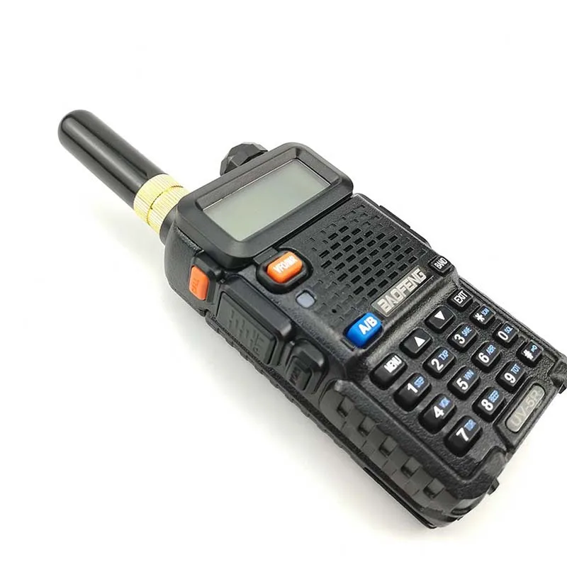Baofeng UV-5R портативная рация с усилением антенна двухдиапазонная портативная 5 см короткая радио антенна SMA-F для Baofeng UV 5R BF-888s UV-82 Telsiz