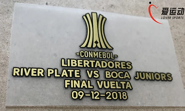 Речная пластина FINAL COPA LIBERTADORES набор значков CONMEBOL LIBERADORES детали финального матча+ трофей 3 значок