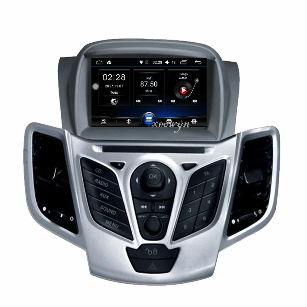 Perfect Quad core Android 9.0 Car DVD For Fiesta 2009 2010 2011 2012 2013 2014 2015 2016 Auto Radio GPS Navigation Audio Video DAB+ WiFi 3