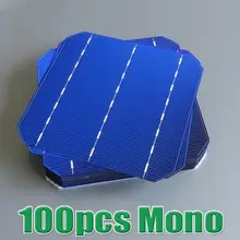 Hot Sale 100pcs 4.4 W 18% – 18.2% high efficiency 156 Mono monocrystalline Solar Cell 6×6 WY