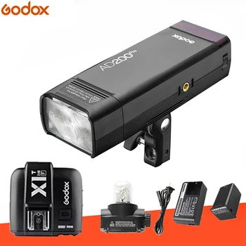 

Godox AD200Pro TTL flash wireless LED flash 5600±200K 2.4G and X1T Xpro AK-R1 optional for Nikon Sony Fujifilm Olympus camera