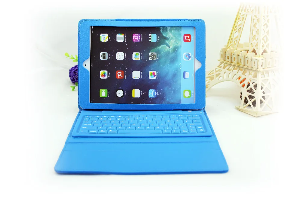 Мягкая Силиконовая Водонепроницаемая беспроводная Bluetooth клавиатура для Ipad AIR