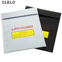 ClELO Fireproof RC LiPo Battery Safety Bag Small Size 23cm x 18cm Safe Guard Charge Sack Protection bags 