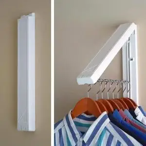 

Hidden Type Multifunctional Clothes Hanger Multifunctional fashion wall hangers folding drying rack coat rack