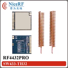 5 шт./лот 100 МВт SPI Интерфейс и 14 км междугородной диапазон RF4432PRO 433 мГц Беспроводной модуль