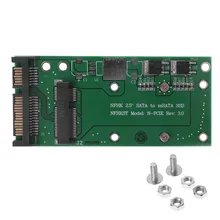 Горячая mSATA SSD до 2,5 ''SATA 6,0 gps-адаптер конвертер карты модуль доска-планшет Pcie C26