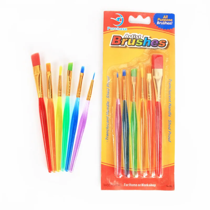 

6Pcs/Set Creamy Toner Paint Pen Brush Color Carving Group Fondant Sugar Cake Carving Pen Sugar Cane Tool DIY Baking Decor