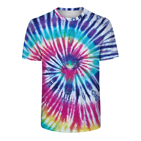 Tie Dye Футболка Топ Футболка Tye Die музыкальный фестиваль хипстер Инди Ретро для мужчин и женщин Летняя футболка - Цвет: 13