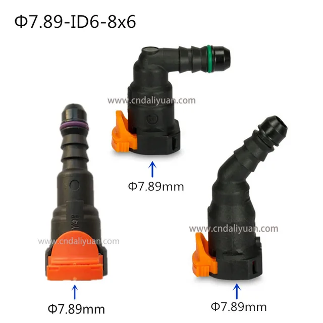 Raccord Durite Essence Raccord Rapide Carburant ID6 7.89mm - Connecteur Push To Connect Pour Tuyaux Raccord Rapide Gasoil