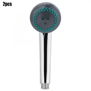 

2PCS Portable Handheld Powerful Shower Rainfall Head Bathroom Water-Saving Sprayer Shower Head