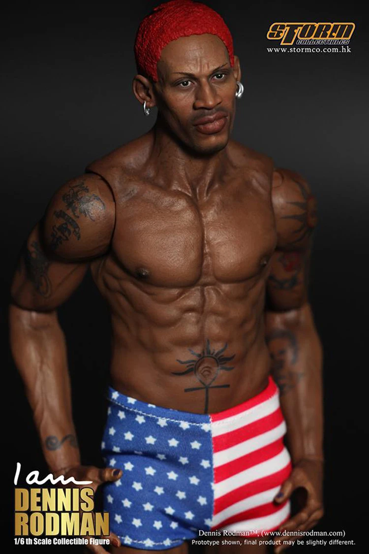 

Storm Toys 1/6 Dennis Rodman Deluxe Edition (2 body and 3 head carving) version action figure new box in stock