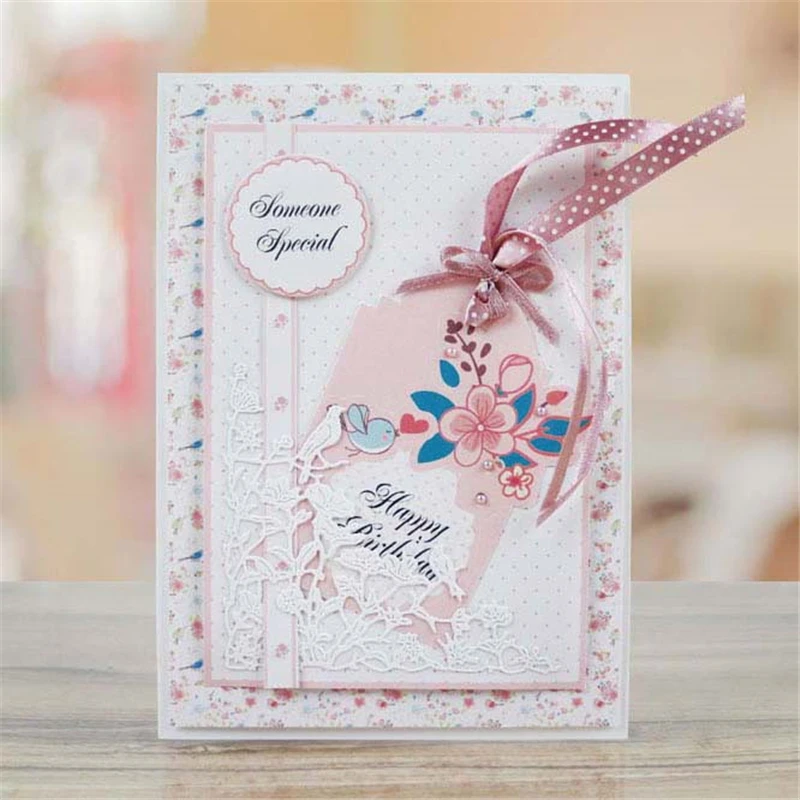 

Naifumodo Birds Flowers Leaves Animal Metal Cutting Dies for Scrapbooking Craft Die Cuts Card Making New 2019 Embossing DIY
