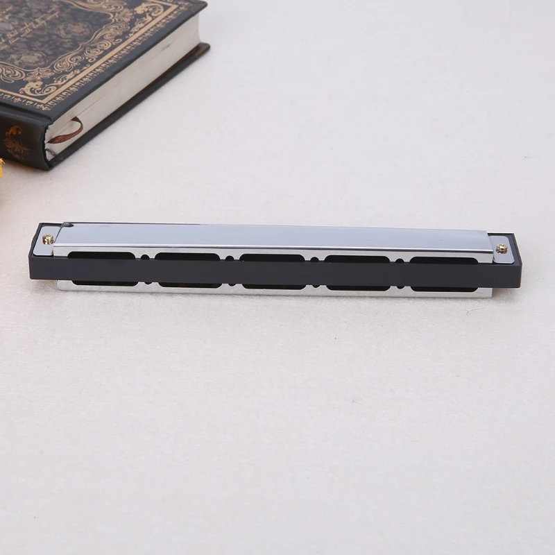 New Special 24 Holes 48 Tones Harmonica Key of C/G Mouth Organ Gift N10 dropship