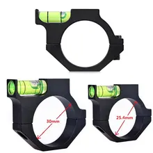 Монтажная цепь 25,4 мм/30 мм Калибр алюминиевый сплав прицел лазер пузырь дух уровень на прицел винтовки держатель