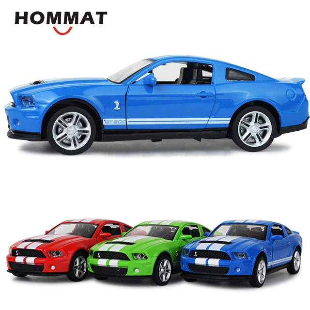 HOMMAT Simulation 132 Ford Mustang GT 500 Alloy Diecast Toy Racing