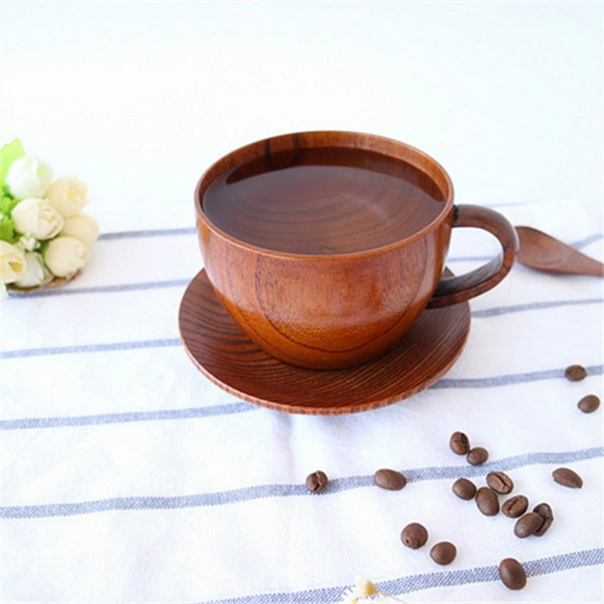 

Mini Retro Zizyphus Jujube Wooden Cup Primitive Handmade Natural Wood Coffee Tea Beer Wine Juice Milk Water Cup Drinkware Gift