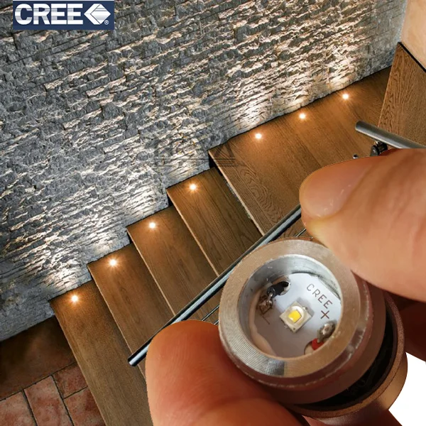 6 шт. DC12V IP65 диффузный Наружный свет палубы LED чистый Алюминий CREE Наружное