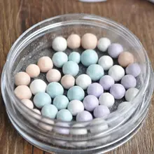 Silky Finish Blusher Cheek Magic Glow Face Powder Ball Purple Mix Color N03