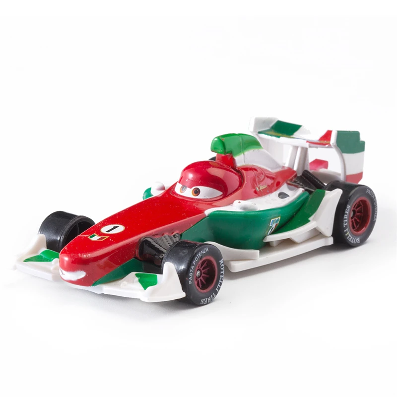 

Disney Pixar Cars 2 3 Role No.1 Francesco Lightning McQueen Jackson Storm Mater 1:55 Diecast Metal Alloy Model Car Toy Kid Gift